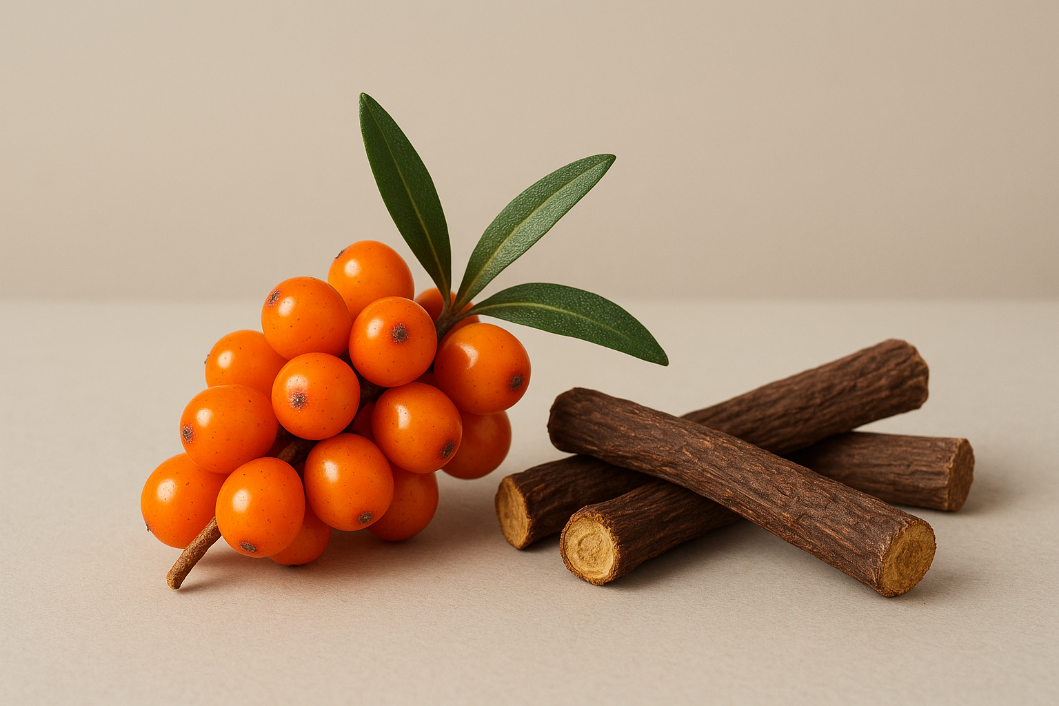 Extracto de regaliz + sea buckthorn