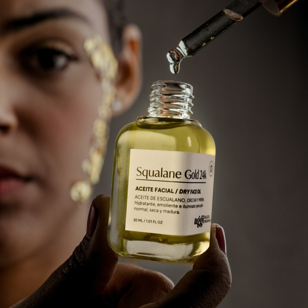 Squalane 24K Gold - Aceite facial de oro y mirra
