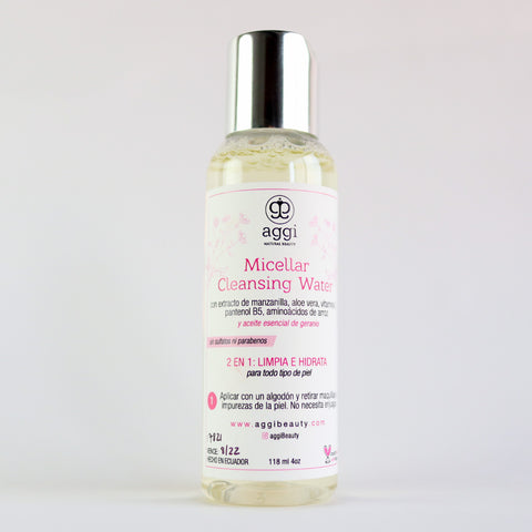 Micellar water cleanser+makeup remover