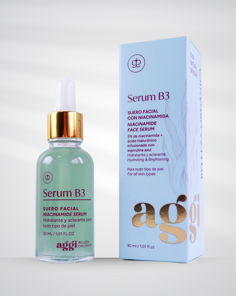 Serum hidratante y aclarante Niacinamida B3 + Ácido hialurónico