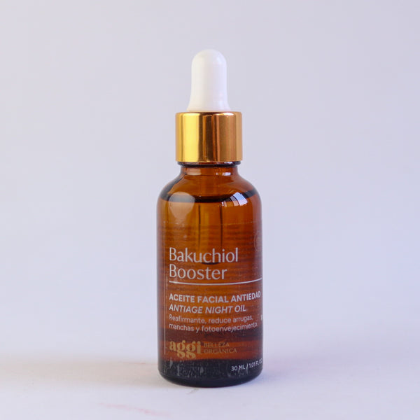 Aceite facial antiedad reafirmante Bakuchiol Booster