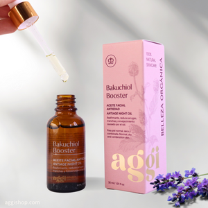 Aceite facial antiedad reafirmante Bakuchiol Booster