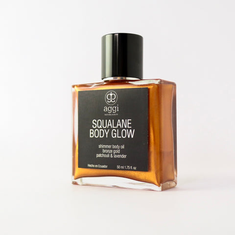 Squalane Body Glow, dry body oil